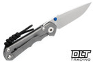 Chris Reeve Small Inkosi - Glass Bead Blasted Titanium - Back