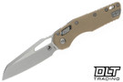 Microtech 210-10FLGTTA MSI S/E - Tan Fluted G-10 - Stonewashed Blade