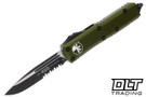 Microtech 231-2OD UTX-85 S/E - OD Green Handle - Black Blade