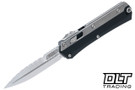 Microtech 184-11 Glykon Bayonet - Black Handle - Stonewashed Blade