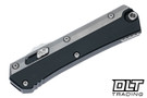 Microtech 184-11 Glykon Bayonet - Black Handle - Stonewashed Blade