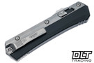 Microtech 184-11 Glykon Bayonet - Black Handle - Stonewashed Blade