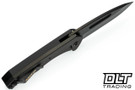 Medford Praetorian Swift FL Drop Point - DLC S35VN - Black Aluminum & DLC Titanium - Black Hardware - DLC Clip