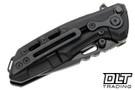 Reate T1000-V2 - Satin DLC M390 - Black DLC Titanium - Crystal Black DLC Titanium Accents
