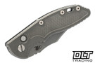 Hinderer 3.5" XM-18 Auto Bowie - Working Finish Titanium