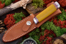 Blackjack 124 Green Canvas Micarta