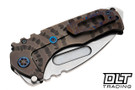 Medford Praetorian T Left Hand Drop Point - Tumbled S45VN - Sculpted Titanium #8