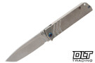 Medford Antik Tanto - Tumbled S35VN - Tumbled Titanium - Flamed Hardware & Clip