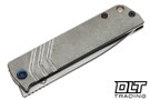 Medford Antik Tanto - Tumbled S35VN - Tumbled Titanium - Flamed Hardware & Clip