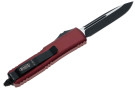 Microtech 231-1MR UTX-85 S/E - Merlot Red Handle - Black Blade