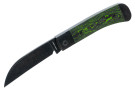 Jack Wolf Venom Jack - Toxic Green Camo Carbon Fiber - Blackwash Blade