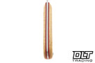 Lishen Kiss Hunter AEB-L - Curly Pecan - Red Liners - Brass Pins