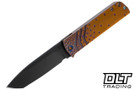 Medford Antik Tanto - DLC S35VN - Ano Fade Cobblestone Sculpting - Flamed Hardware & Clip #1