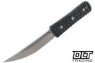 Williams Blade Design Osoraku Kukuri Kaiken - Black Canvas Micarta - Stonewashed MagnaCut Blade
