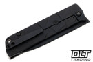 Medford Antik Tanto - DLC S35VN - DLC Stained Glass Sculpting - Black Hardware - DLC Clip #2