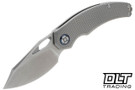 Kunwu Padre Diamond Textured Grey Titanium - Satin Vanax Blade Kunwu Padre Diamond Textured Grey Titanium - Satin Vanax Blade