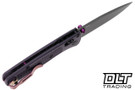 Benchmade 533GY-09 Mini Bugout - Dark Purple Grivory - Tungsten S30V Blade
