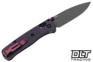 Benchmade 533GY-09 Mini Bugout - Dark Purple Grivory - Tungsten S30V Blade