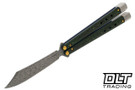 Benchmade 99-242 Necron - Jungle Wear Fat Carbon - Damasteel Blade - Gold Class