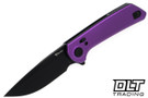 Reate PL-XF Nitro-V - Purple Aluminum - Black PVD Blade