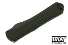 Heretic Manticore X Bowie OTF - DLC MagnaCut Blade - Grenade Grip - OD Green Aluminum