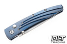 William Henry B10 Lancet - ZDP-189 Blade - Blue Star - Blue Anodized Titanium