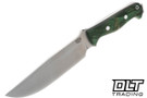 Bark River Bravo Survivor 3V Green Maple Burl