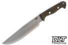 Bark River Bravo Survivor 3V Green Canvas Micarta - Rampless