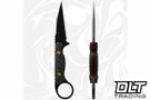 Toor Jank Shank W Heavy Metal M4 - Limited Edition - Carbon Fiber - Sanguis Red G-10 Liner - Brass Accents
