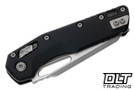 Microtech 210-10APFL MSI S/E - Black Fluted Handle - Apocalyptic Blade