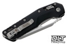 Microtech 210-10APFL MSI S/E - Black Fluted Handle - Apocalyptic Blade