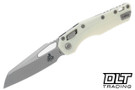 Microtech 210T-10PMWH30 MSI S/E - White Injection Molded Handle - Stonewashed Blade - 30th Anniversary