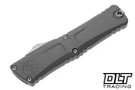 Microtech 1144-10NC Combat Troodon Gen III T/E - Natural Clear Handle - Stonewashed Blade