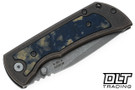 McNees PM Mac 2 3.5" Gen 2 - Atomic Bronze Titanium - Blue Richlite Inlay