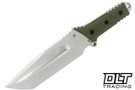 PMP Midgards Messer Collab - Large Big Boss Fixed Blade - OD Green G-10