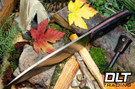 Aurora III 3V Black Canvas Micarta - Red Liners - Mosaic Pins