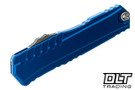 Microtech 1242-10BL Cypher II D/E - Blue Handle - Stonewashed Blade