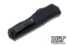 Microtech 1242-1T Cypher II D/E - Black Handle - Black Blade