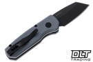 Pro-Tech Runt 5 - Textured Grey Handle - Black DLC MagnaCut Blade - Reverse Tanto