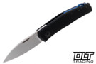 Zero Tolerance 0235 Slip Joint - Black G-10 - Blue Backspacer