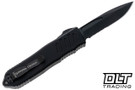 Guardian Tactical Auto Recon 040 Drop Point - Partially Serrated - Black Elmax Blade - Black Aluminum Chassis