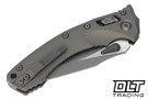 Microtech 137RL-10APFLNC Amphibian Ram-Lok - Natural Clear Fluted Handle - Apocalyptic Blade