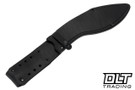 RMJ Tactical Kukri Leather Sheath - Black