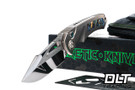 Heretic Pariah Manual - High Polished M390 Blade - Titanium Chassis - Abalone Inlay