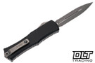 Microtech 1702M-12AP Mini Hera D/E - Black Handle - Apocalyptic Blade