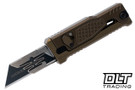 Reate EXO-U Utility Blade v2 - Diamond Pattern - Bronze Anodized Aluminum