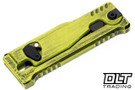Reate EXO-U Utility Blade v2 - Plain - Distressed Green Aluminum