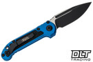 Microtech 1135-1BL LUDT Gen III S/E - Blue Handle - Black Blade
