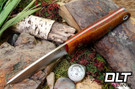 Bushcrafter LT 3V Dark Curly Maple - Red Liners - Mosaic Pins #1