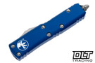 Microtech 231-4NA UTX-85 S/E - Navy Blue Handle - Satin Blade